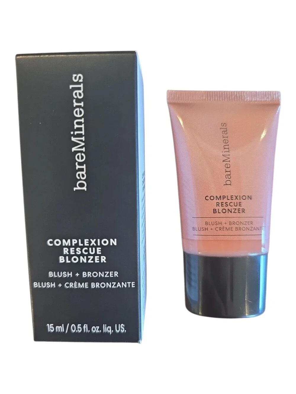 Bare Minerals Complexion Rescue Bronzer In Kiss Of Pink NIB 0.51oz Retail $28